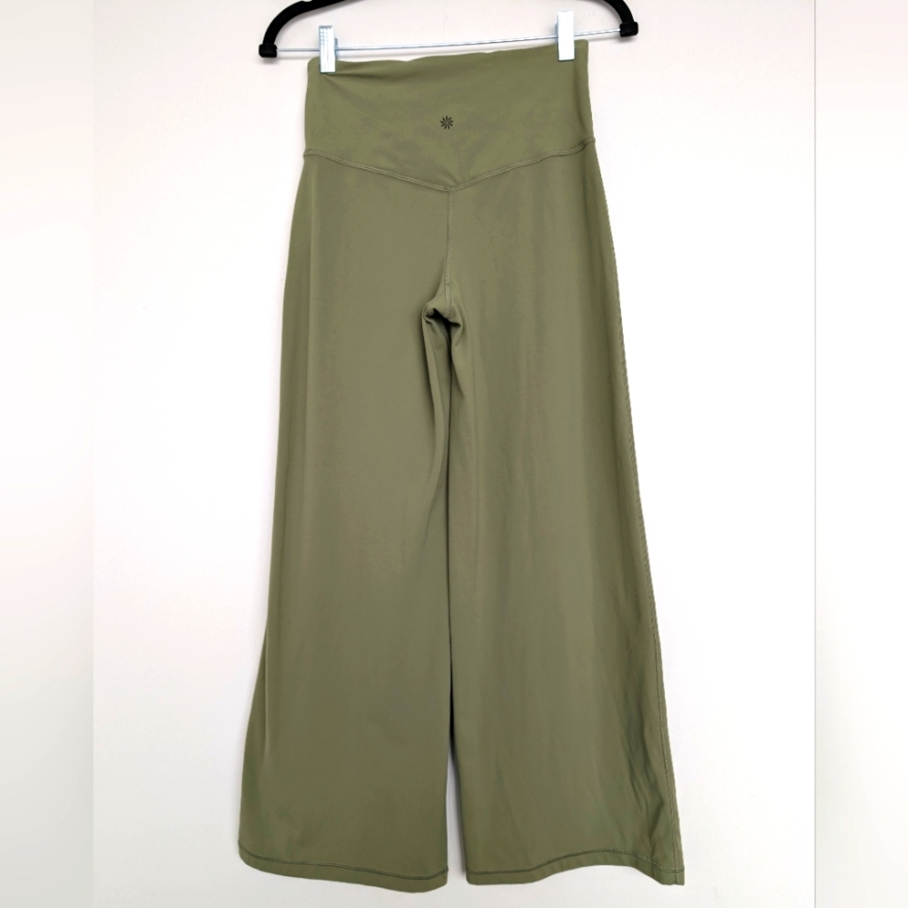 Athleta Olive Wide Leg Pants